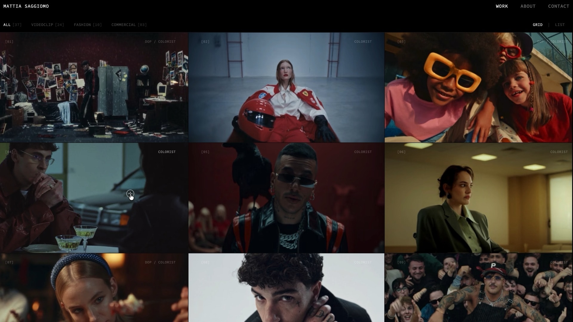 Work — grid view